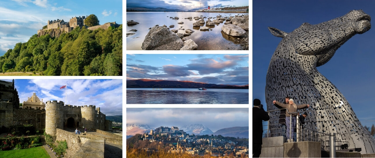 Loch Lomond, Stirling Castle and the kelpies